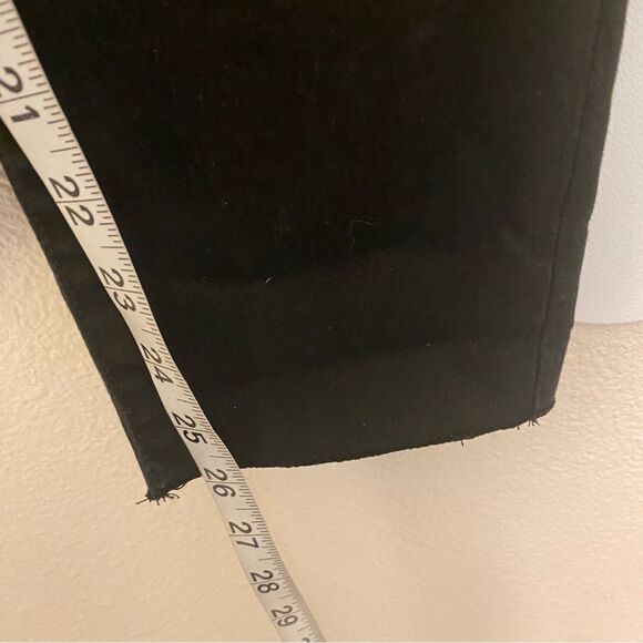 Sam Edelman Stiletto High Rise Skinny Crop black denim jeans cotton rayon 31 - Picture 10 of 11